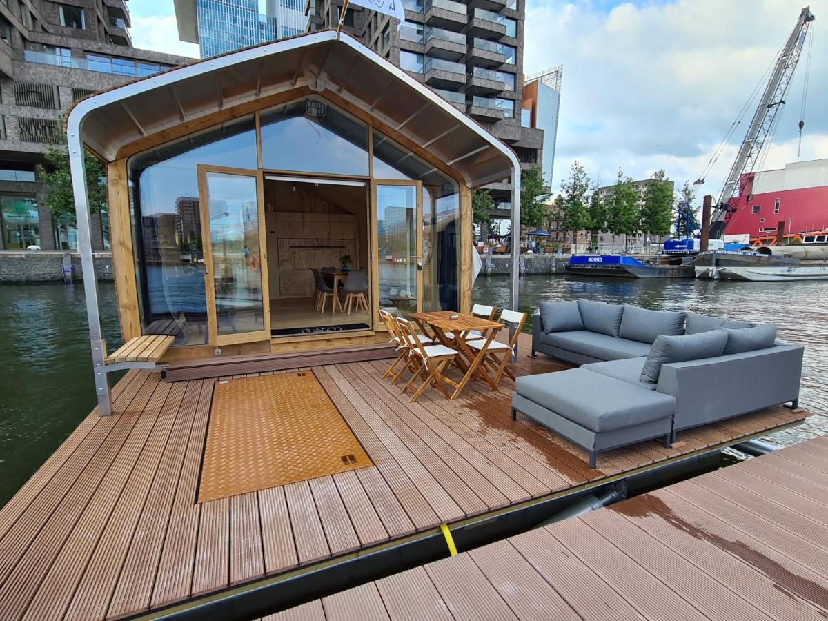 Wikkelboats At Floating Rotterdam Rijnhaven Villa Екстериор снимка