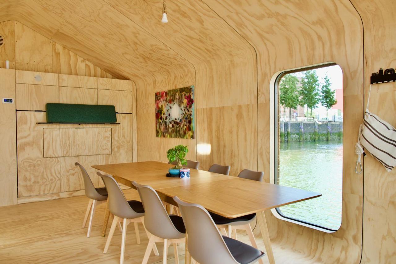 Wikkelboats At Floating Rotterdam Rijnhaven Villa Екстериор снимка