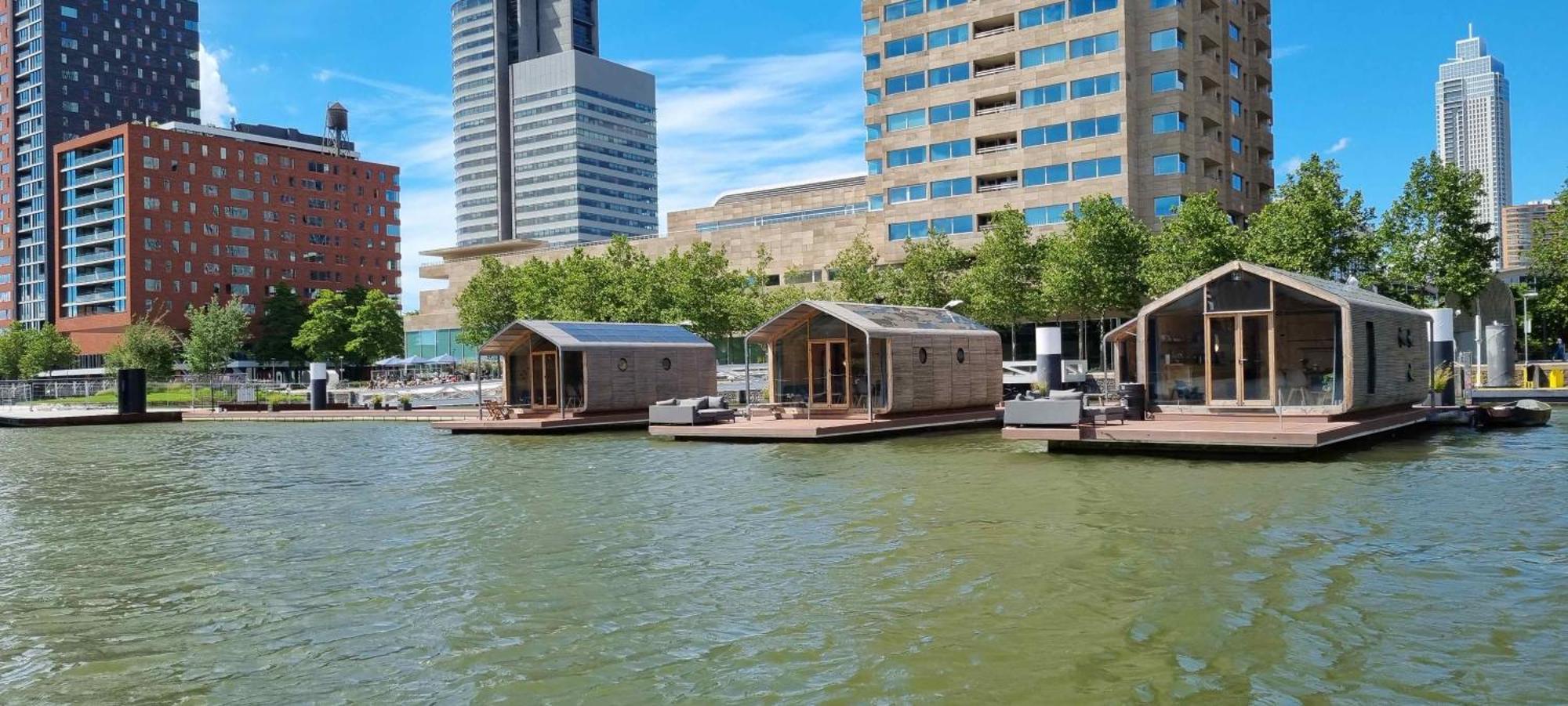 Wikkelboats At Floating Rotterdam Rijnhaven Villa Екстериор снимка