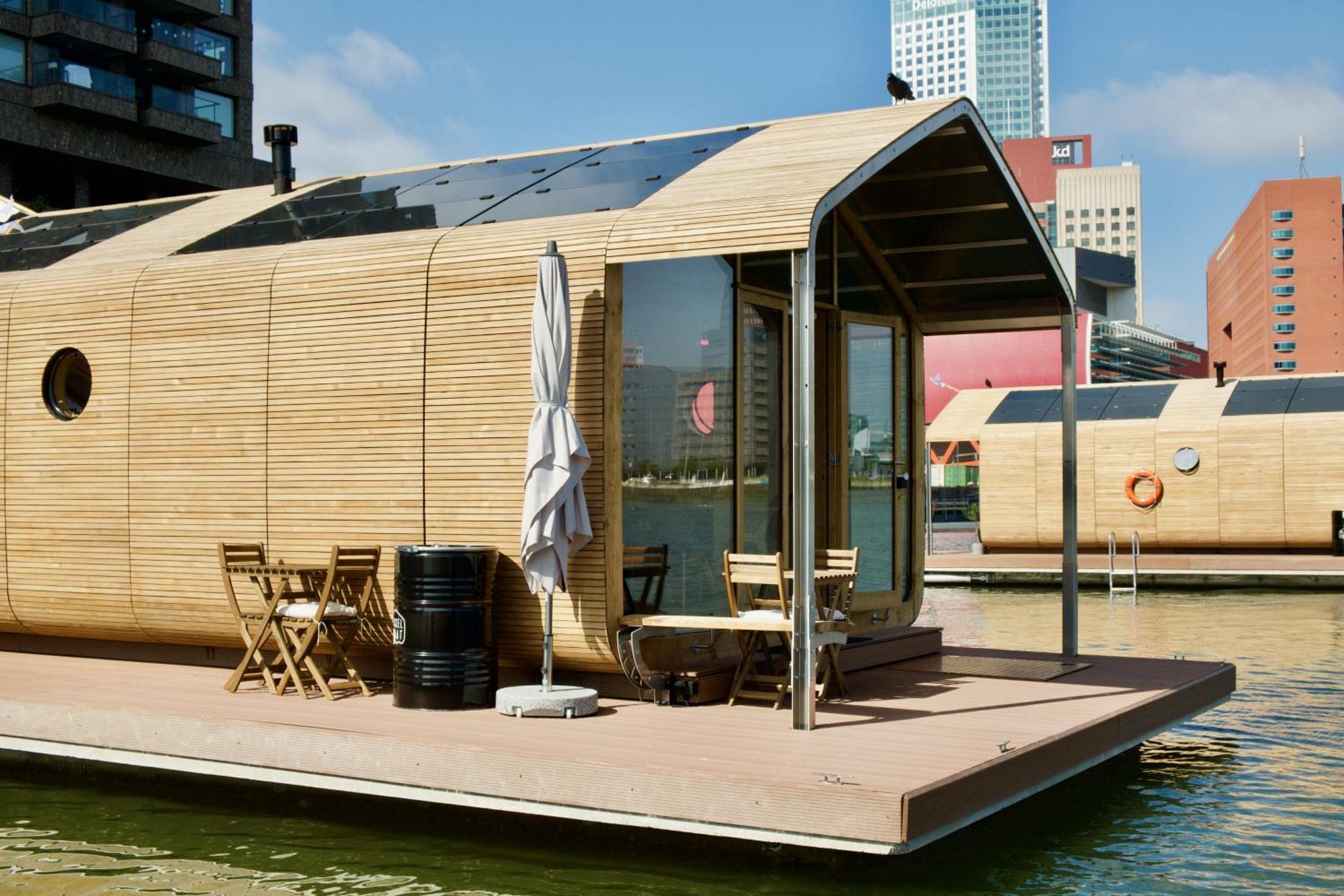 Wikkelboats At Floating Rotterdam Rijnhaven Villa Екстериор снимка